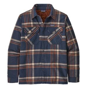 Men's Insulated Organic Cotton Midweight Fjord Flannel Shirt size Large